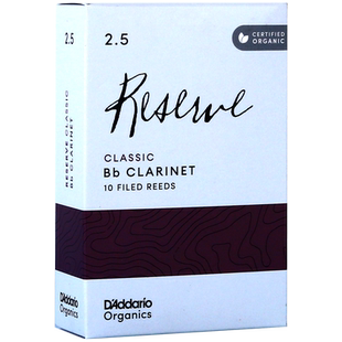 达达里奥RESERVE紫标单簧管降B调黑管哨片专业演奏级瑞口RICO