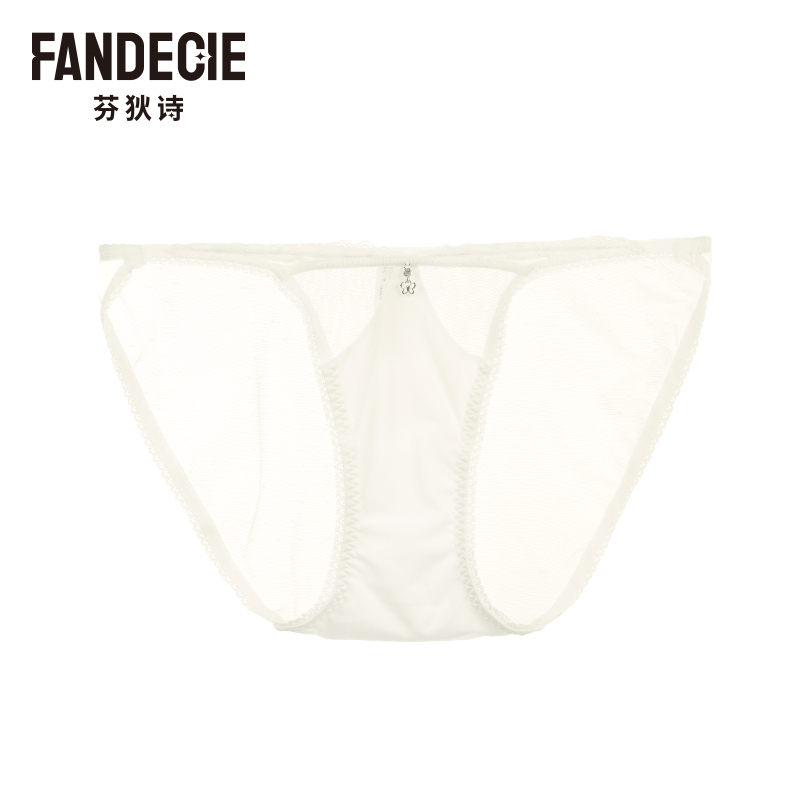 芬狄诗商场同款内裤女性感网纱高开衩透气舒适包臀三角裤F300570