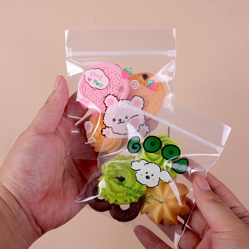 卡通PE加厚糖果巧克力零食礼品袋可爱原创钥匙扣饰品礼品包装袋子