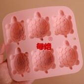 大号龟苓膏果冻白凉粉布丁冰块模具儿童可爱乌龟手工巧克力软糖模