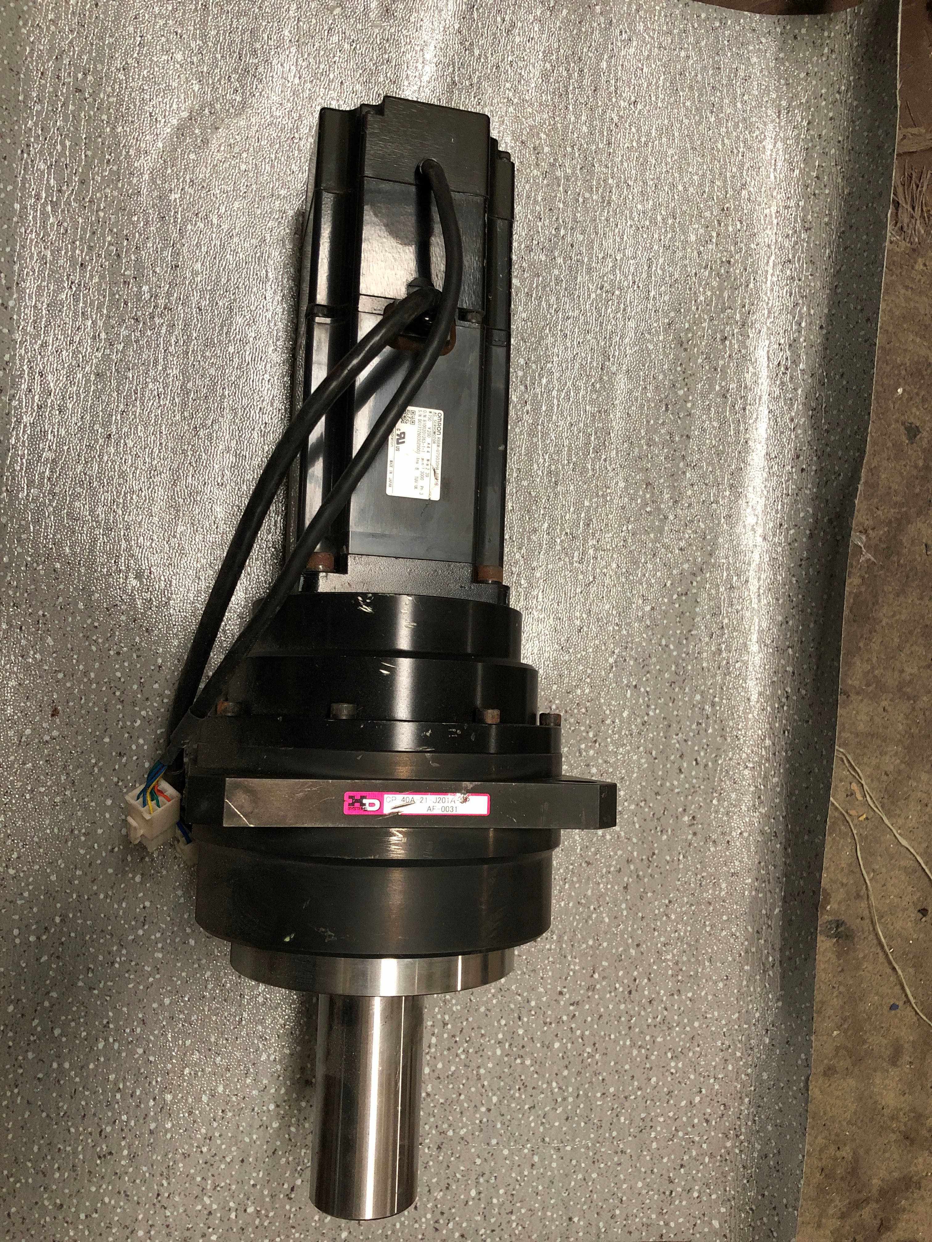 欧姆龙电机r88m-u75030ha-bg21b,减速机hd,cp-40a-21-j201a-sp