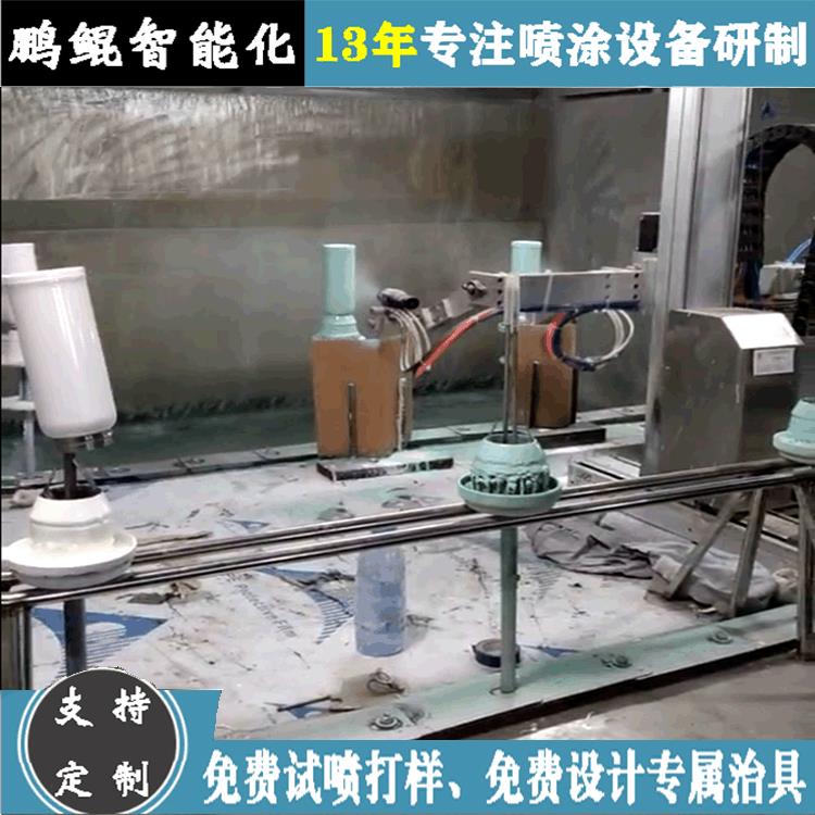 佛山保温杯三轴联动自动喷漆机 不锈钢保温杯外壁喷涂设备 喷油机