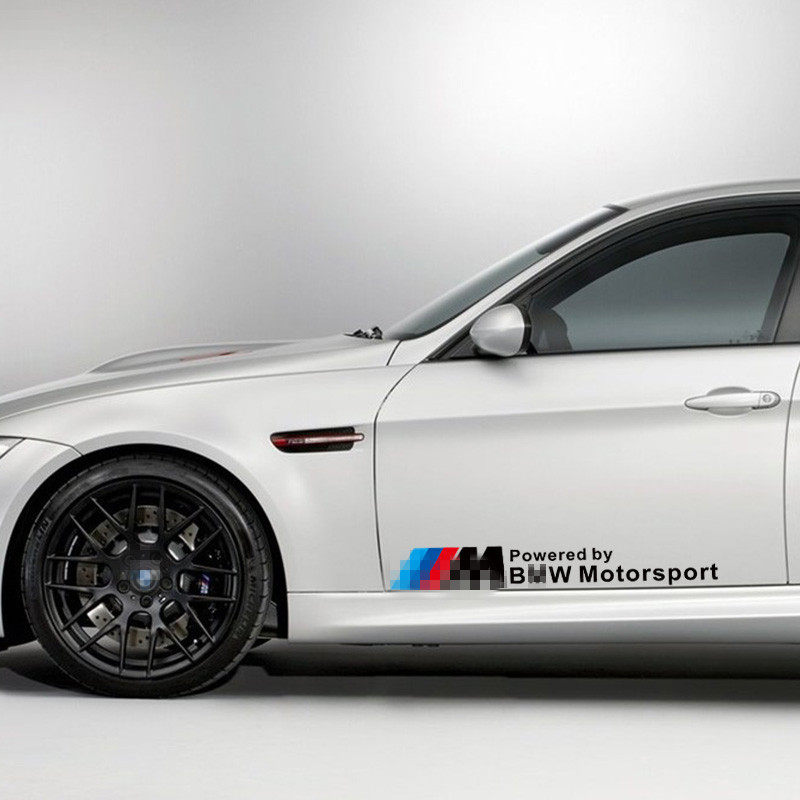 宝马车身贴 新5系3系车门贴 7系X3X5X6M3车裙m标改装车贴拉花贴纸