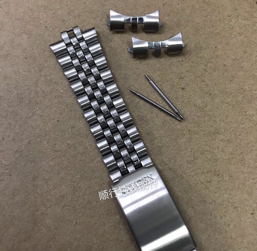 手表表带 适用于老款经典 西铁男8200手表 表带18mm 20mm 不锈钢