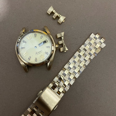 表壳配件83909表壳蓝宝石 用2834 2836 2846 2879 机芯表壳 金色