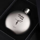 便携钛酒壶纯钛.450ml大酒壶户外钛壶露营酒具礼盒装 钛酒器套装