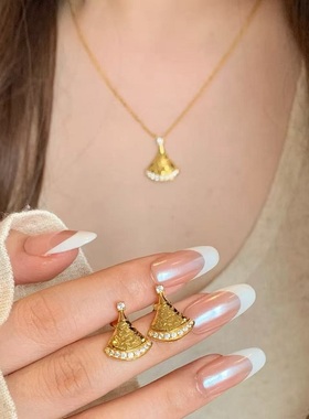 S925纯银项链CNC工艺碎冰冰裙子轻奢高端小众级感时尚复古锁骨颈