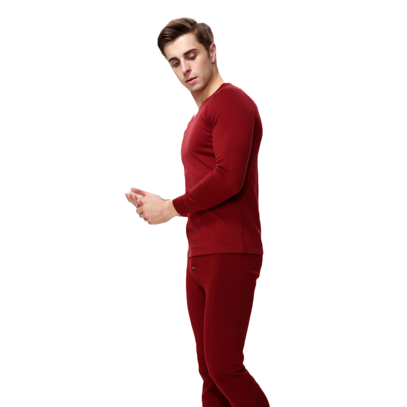 Byford/百富男士羊毛保暖内衣棉毛秋衣秋裤礼盒装MW2923/MW2912