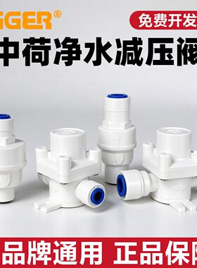 中荷净水器2分3分减压阀PE管稳压阀RO反渗透直饮机过滤器配件大全