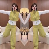 假两件蚂蚁腰上衣工装 新款 裤 2026春季 休闲显瘦百搭两件套 套装 时尚