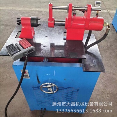 双头电动液压可升降刹车片铆机