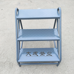 踏步三层台阶小楼梯理货上货梯爬梯移动登高车工厂家用装卸车梯子