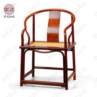 安思远券口仿藤条垂手圈椅奥氏黄檀缅甸酸枝幸达红木苏作明式家具