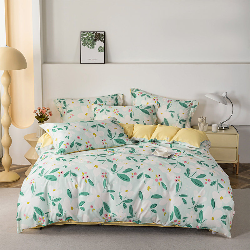 多喜爱美眠康全棉纯棉四件套被套床单学生宿舍三件套新款床上用品