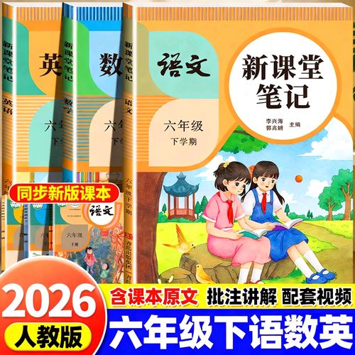 2026新小学六年级下册新课堂笔记
