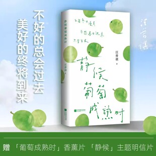 静候葡萄成熟时正版汪曾祺经典散文治愈合集不畏冬日漫长不怨春日迟来只管生长用一颗葡萄的智慧作为焦虑时代的情绪解药成长励志书