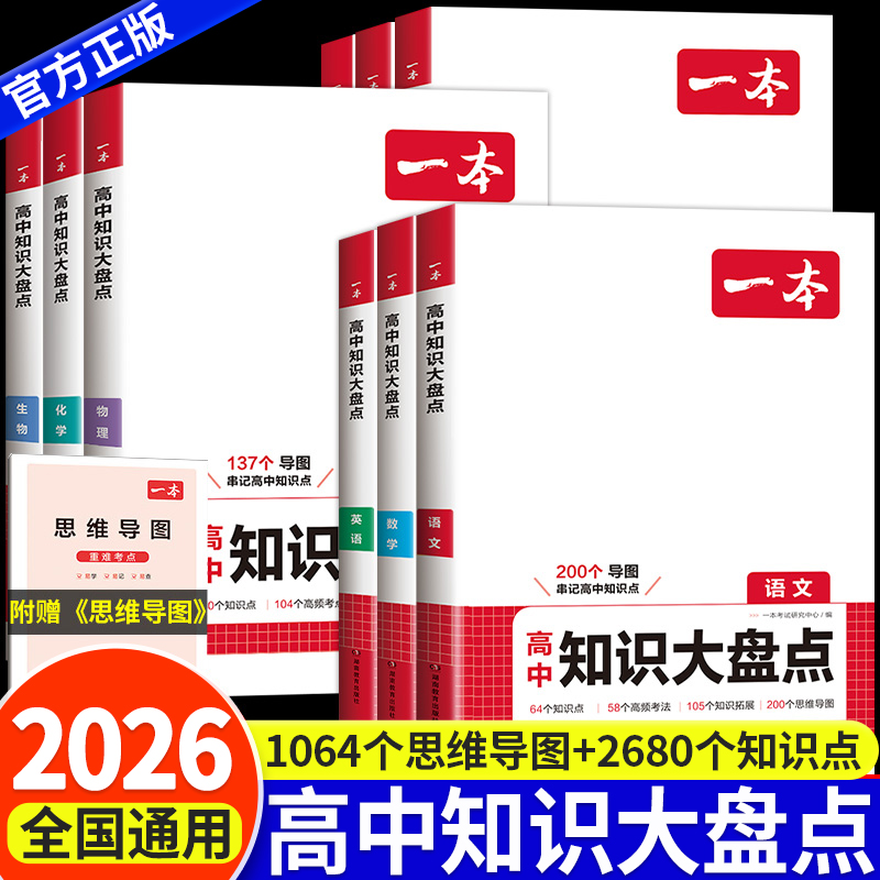一本高中知识大盘点知识点汇总