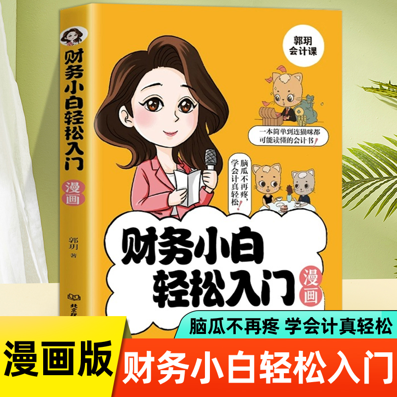 财务小白轻松入门会计基础漫画书