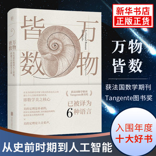 数学科普书籍科学数理化青少年科普百科经典 万物皆数精装 数学之旅樊登推荐 米卡埃尔洛奈著从史前时期到人工智能跨越千年 读物 正版