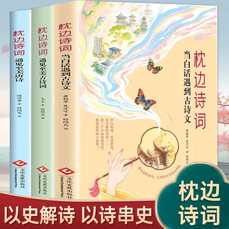 枕边诗词当白话文遇见古诗文书籍