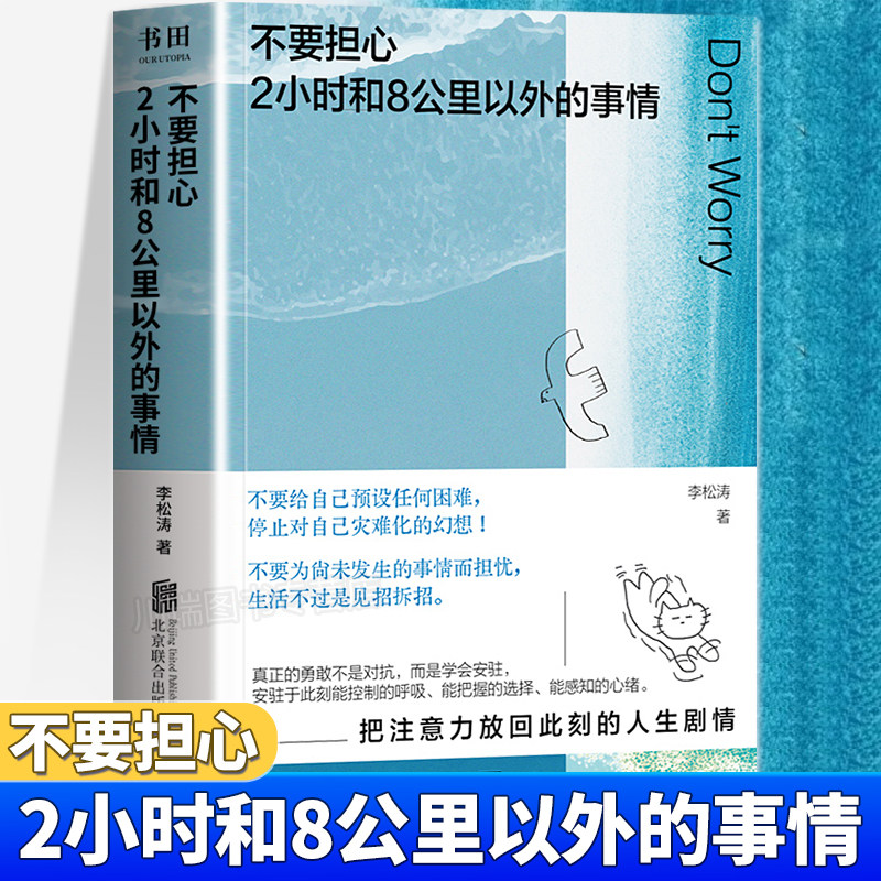 不要担心2小时和8公里以外的事情李松涛用微小的锚点稳住巨大不确定的心理指南拒绝心理内耗与自己和解活得通透做自己的心灵疗愈师