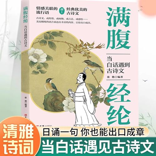 满腹经纶当白话遇见古诗文正版书