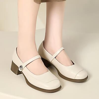 浦发2025秋季新款玛丽珍鞋一字带