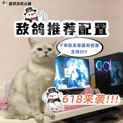 敌鸽电脑DIY台式机电竞办公