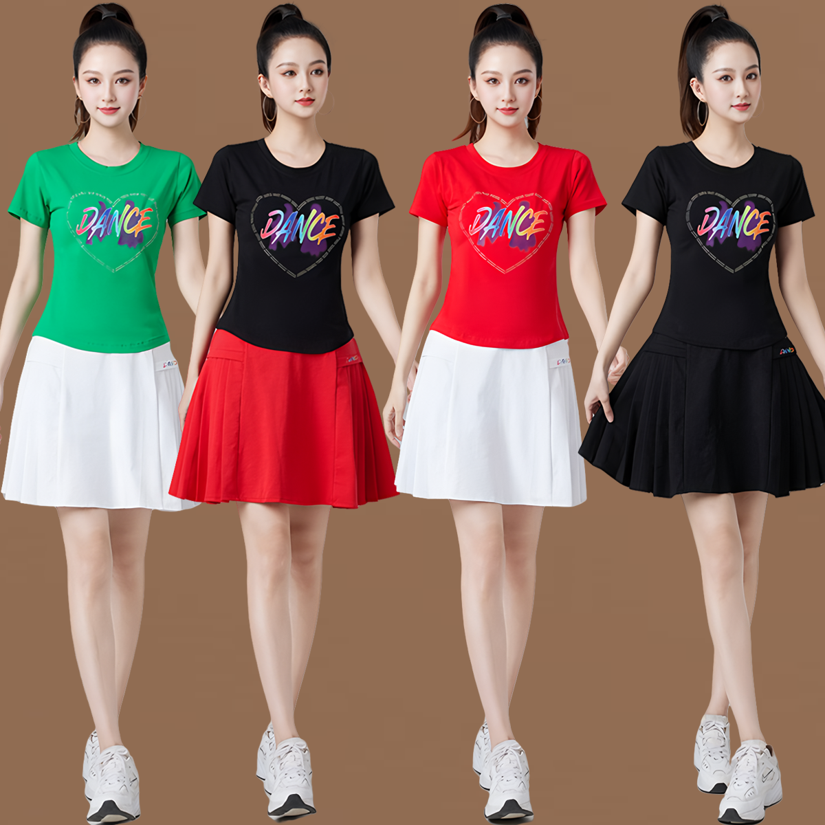 廣場舞夏季新款女運動套裝鬼步舞