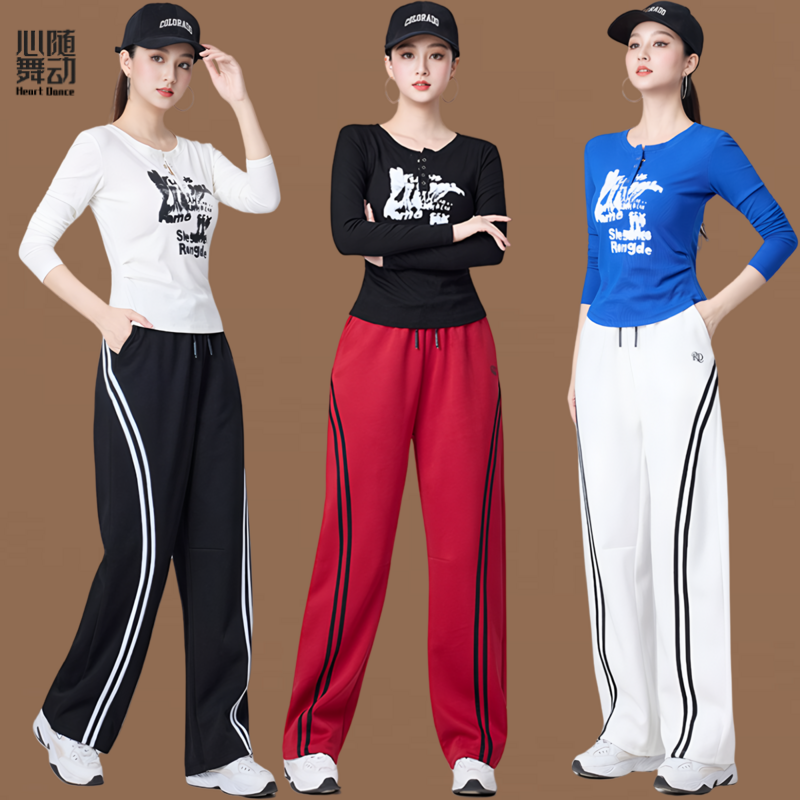 2025春秋T恤裤广场舞套装
