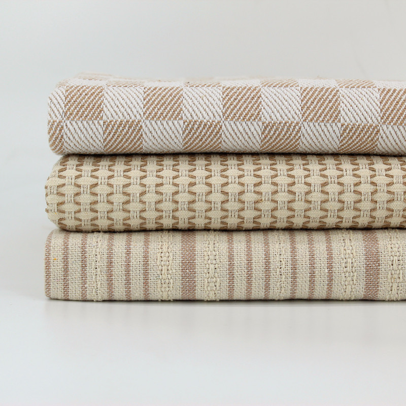 中国风加厚素色提花色织格子条纹沙发桌布坐垫抱枕布料,居家布艺,海绵垫/布料/面料/手工diy,淘宝优惠券,粉丝福利购,淘宝优惠卷