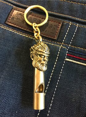 纯铜钥匙扣黄铜挂件吊坠edc随身