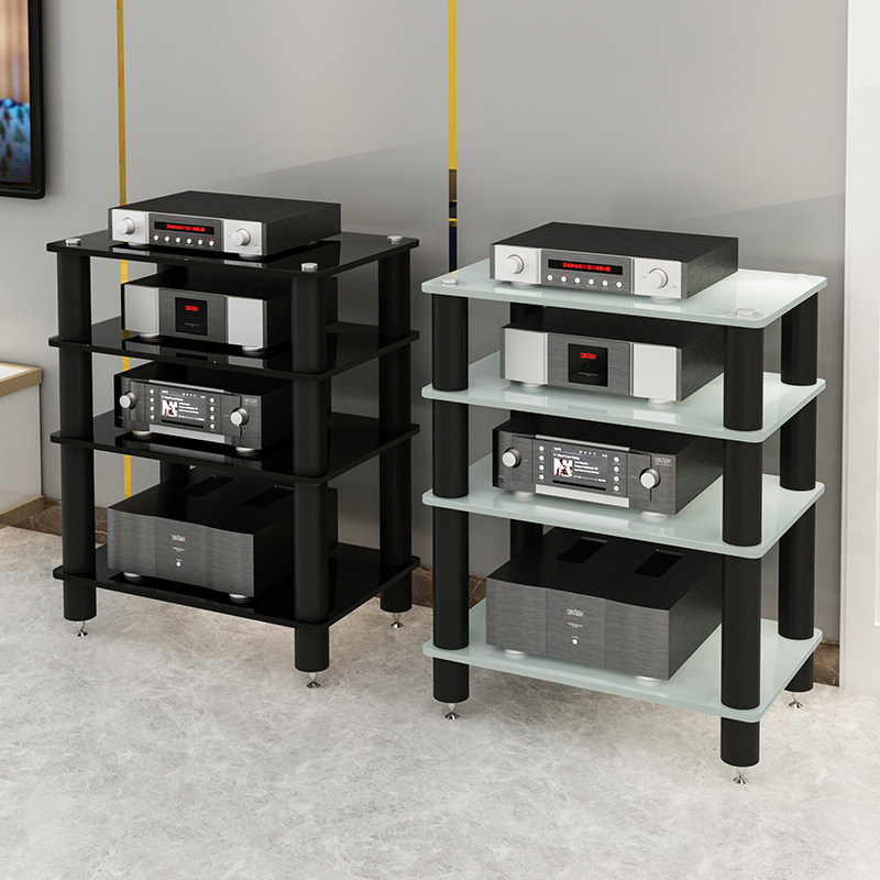 家用多层通用HIFI音箱设备柜音响机架功放机柜落地音箱支架高端