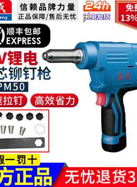 东成铆钉枪充电式拉铆枪DCPM50E锂电铆钉枪12v锂电抽芯电动打铆枪