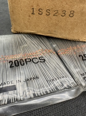 1SS238开关二极管高频ISS238原装DO-34日本进口直插东芝绿色环