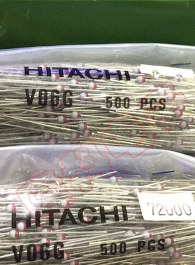 圆珠SR-V06G红色环陶瓷整流二极管1.1A 600V SOD57 V06G长脚弯脚