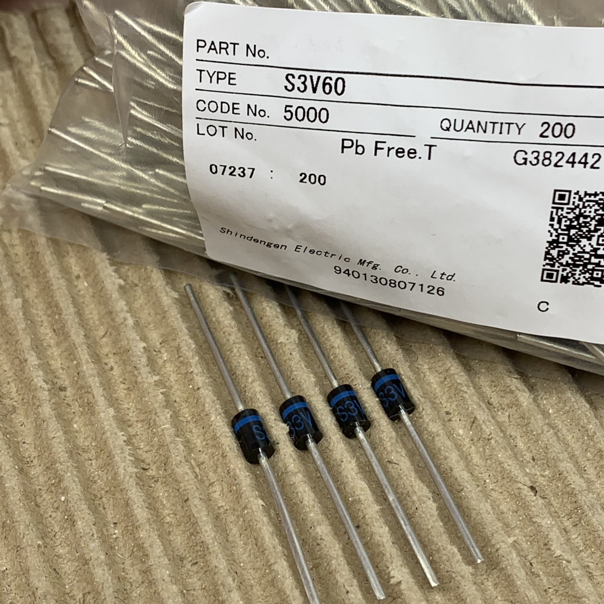 整流二极管S3V60-5000蓝色