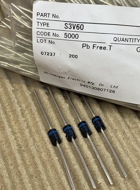 S3V60 -5000 5060进口日本S3V**通用整流二极管原装S3V蓝色环蓝字