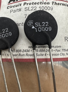 SL22 10009 10R热敏电阻SL22-10009 9A NTC 22mm 10008 7 8