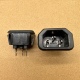 10A 250V品字形机箱CS05 P03 AC电源插座3脚15A