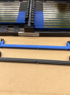 10151094-1331K13LF进口FCI DDR4四代内存插槽卡蓝色黑色288PIN