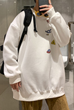 A331-WY005-P45港风宽松圆领印花棉卫衣手感好不起球不掉色控58，男装卫衣，电商C409