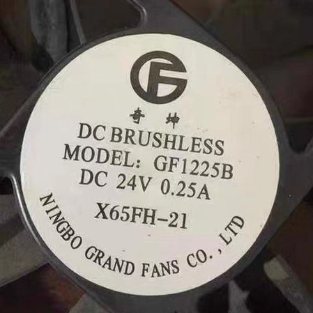 电梯控制柜变频器散热风扇GF1225B X65FH-21奇坤牌DC24V 全新