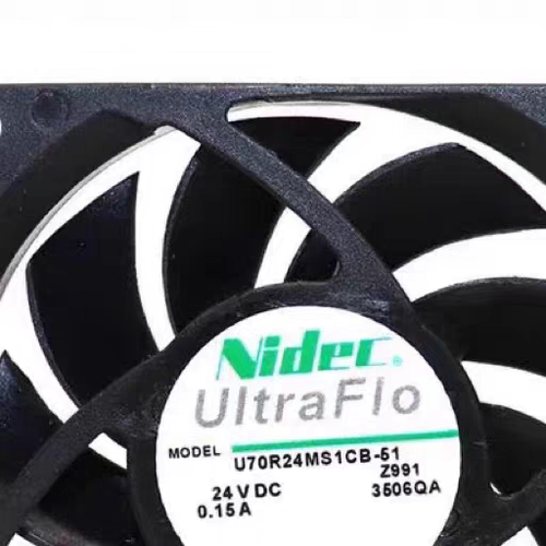 nidec全新Nidec UltraFlo U70R24MS1CB-51 24V 0.15A变频器风扇
