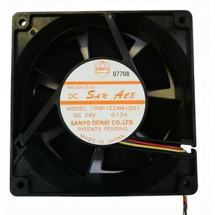 109P1224MID01散热风扇 DC24V 0.12A三线