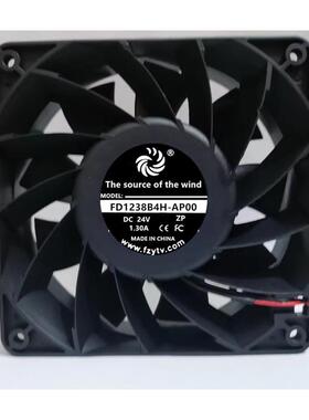 FD1238B4H-AP00 DC 24V 1.30A 120x120x38mm大风力散热风扇风机