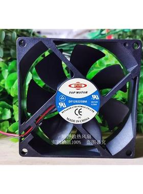 原装 TOPMOTOR DF129225BM 12V 0.30A 2线 散热风扇 9CM 9025