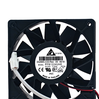 台达 PFB1224UHE-8F55 12038 24V 2.40A 散热风扇PBT-GF30-FR(17)