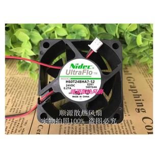 h60t24bha7 6025 24V 器变频风扇 原装 0.27A 日本NIDEC