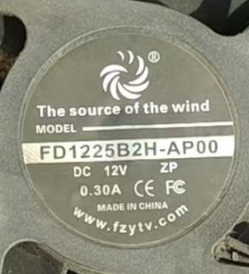 FD1225B2H-AP00 12V 0.30A 12025 12厘米散热风扇